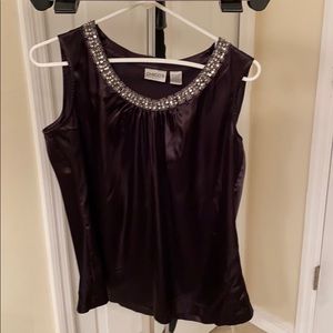 Chico’s size 2 black sleeveless top